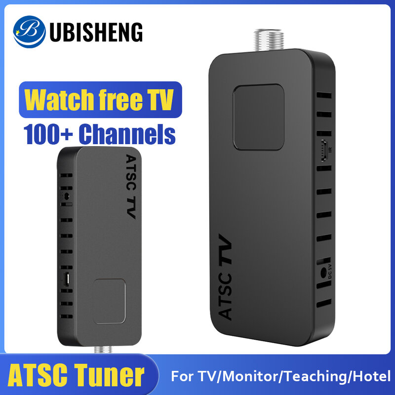 UBISHENG-caja convertidora Digital ATSC, sintonizador de canal Digital sin OSD de Corea, grabadora PVR USB, solo para Corea, EE. UU., Canadá, México