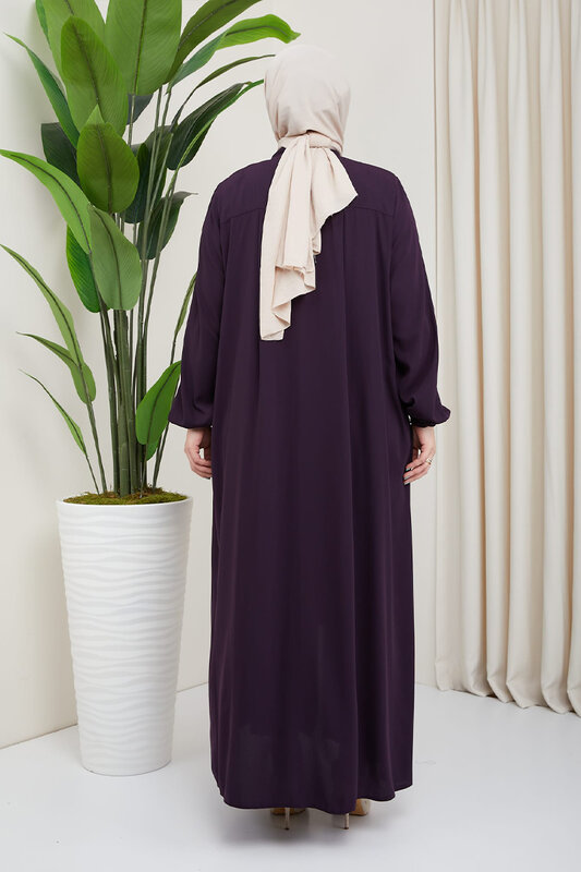 Muslim Women Abayas Women Long Sleeve Abaya Plus size Abaya Ladies Dress Muslim female dress Turkey Hijap Dubai