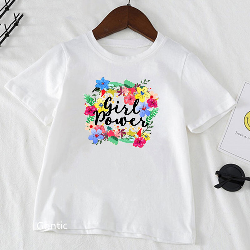 Cute Alien T Shirt Children's Birthday T-shirts Lovely Kids Boys Girls Party Clothes White Casual Graphic Tees Birthday Gift