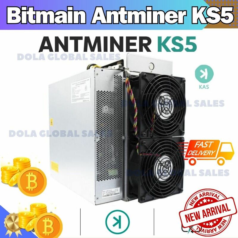 Bitmain Antminer KS5 20th 3000W Asic Miner, Nouveau