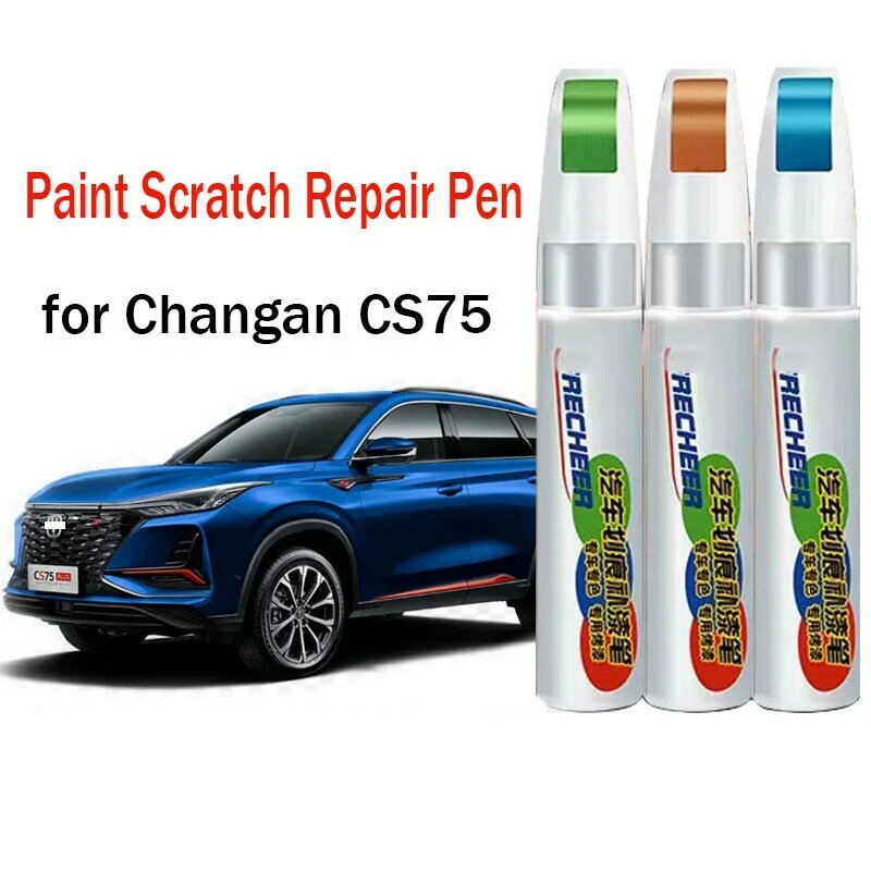 Pena cat mobil, perbaikan goresan pena cat sentuh untuk Changan CS75 CS75 Plus cat penghilang goresan aksesoris perawatan cat mobil