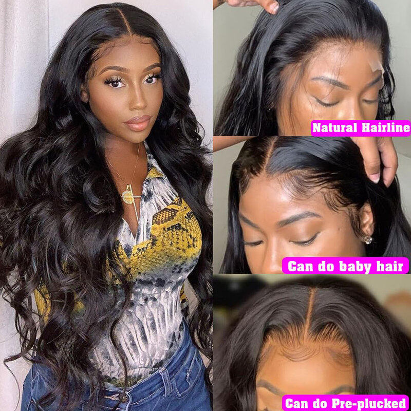 Body Wave Lace Front Human Hair Wig 13x4 13x6 HD Lace Frontal Wigs Brazilian Loose Wave Bob Wigs For Women 100% Human Hair Sale
