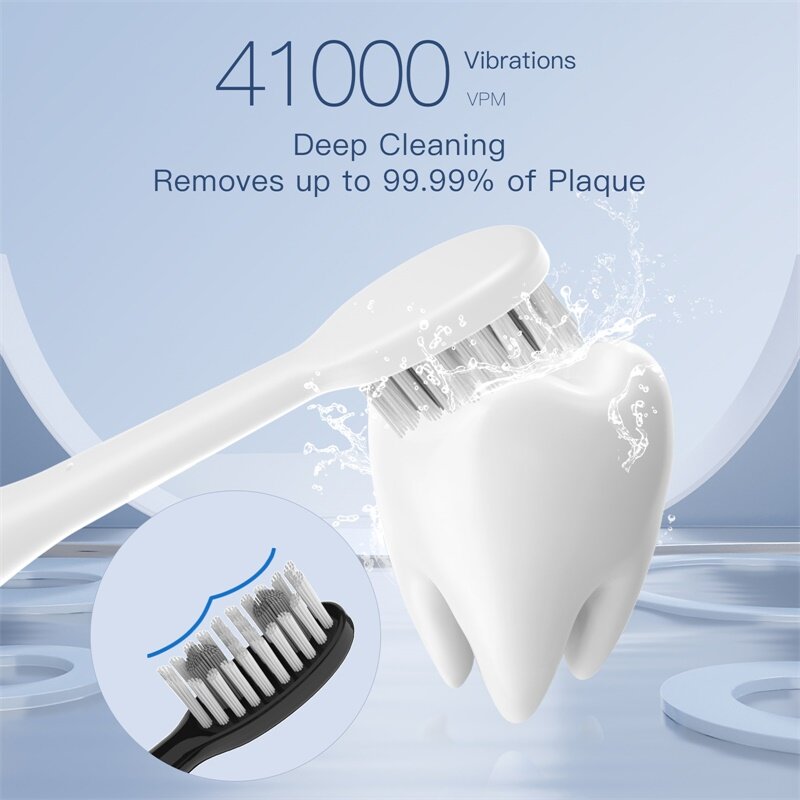 【Code：NANDME0426】Nandme-cepillo de dientes eléctrico sónico inteligente NX8000, Limpieza Profunda, IPX7, impermeable, microvibración, blanqueador