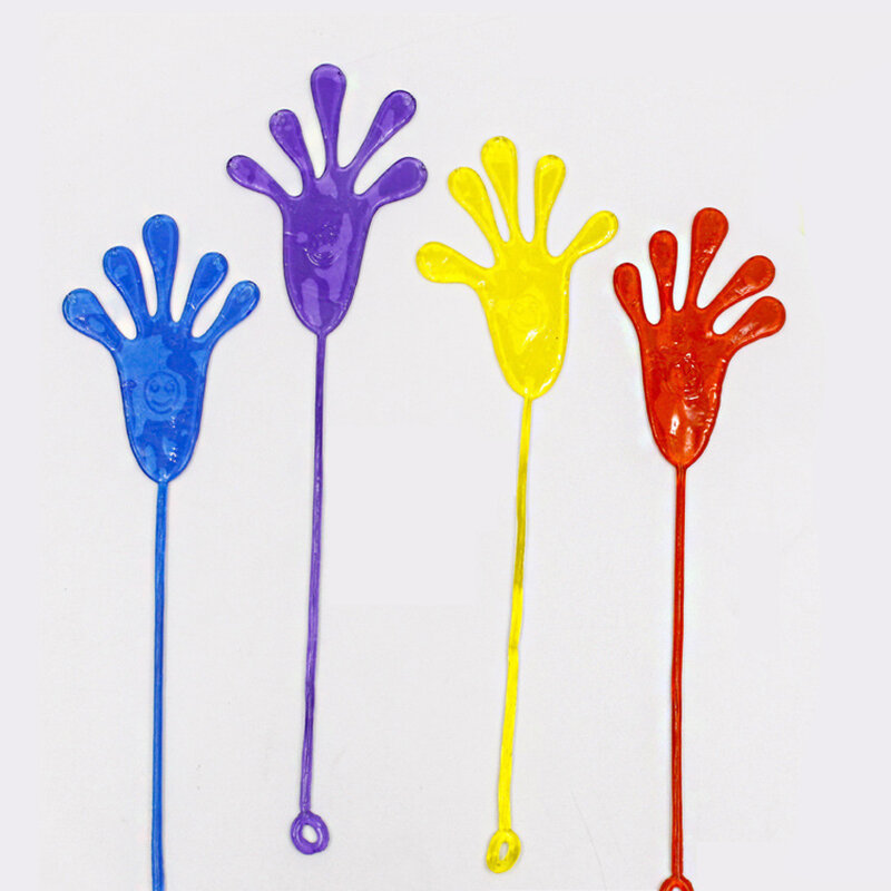 5-20Pcs Elastically Stretchable Sticky Palm Climbing Tricky Hands Toys Mini Sticky Hands Toys For Children Party Favors Toys