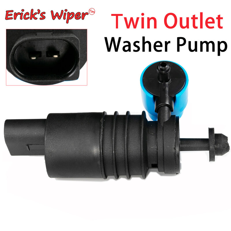 Erick's Wiper Front Windshield Wiper, Washer Pump Motor para VW Passat Estate Golf Mk4 Fox Polo Tiguan, OE #1J6 955 651 1T0 955651A