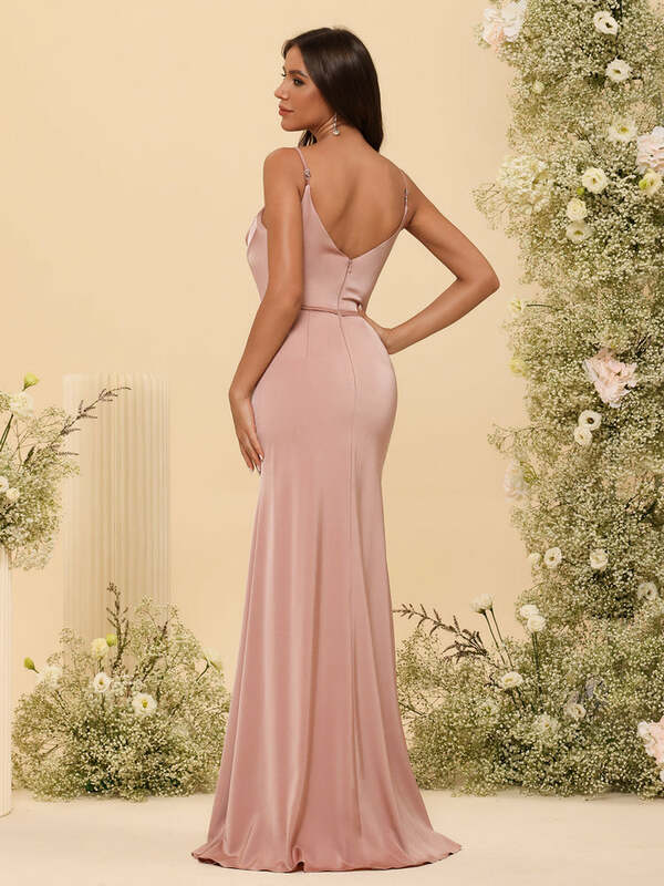 Vestidos longos sem mangas de cetim femininos, alças de espaguete, moda feminina formal sexy, vestido roxo de verão 2022