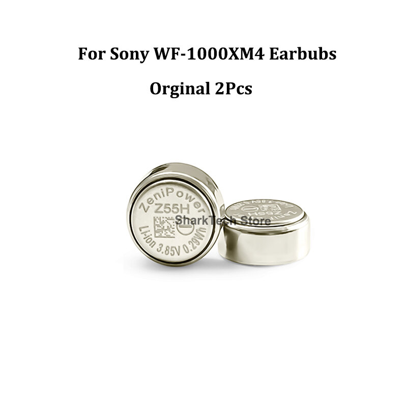 ZeniPower Coin baterai asli Z55H 1254 3.85V baterai pengganti untuk Sony WF-1000XM4 bukan CP1254 A3