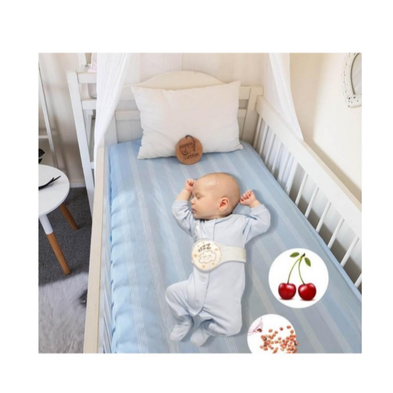 Детский пояс с вишневым сердечником, наполненный подогреватель живота, антиколиковый и противогазовый, бежевый, синий цвет, каменная подушка, удобная Babyjem