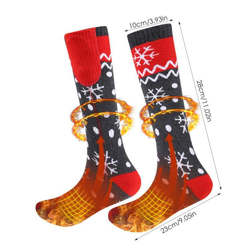 Upgrade new app  men women heating socks Christmas gift winter warm socks