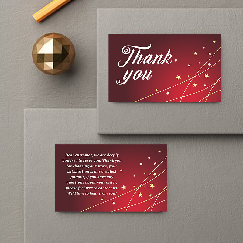 Tarjetas de agradecimiento personalizadas, tarjetas de visita, embalaje de logotipo personalizado, tarjetas postales de invitación de boda de negocios pequeños