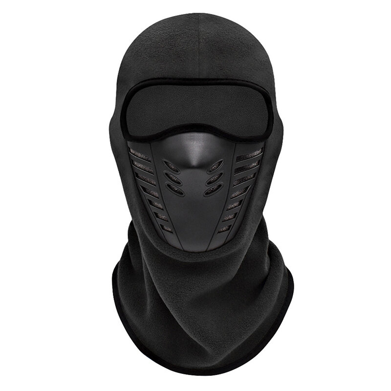 Máscara térmica de lana para motocicleta, pasamontañas de esquí de cara completa para hombres y mujeres, mantiene el calor, escudo facial a prueba de viento, Invierno
