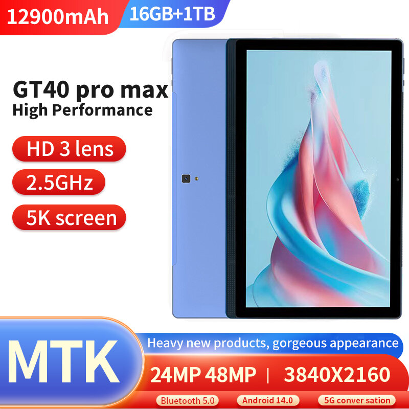 2023 New Arrival 14 Inch Tablet Android 13.0 Google Play Dual 5G Network GPS Bluetooth WiFi Tablets 16GB RAM 1TB ROM