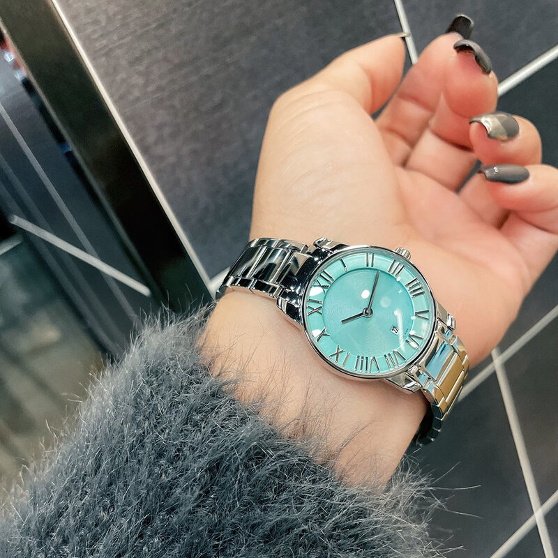 Zegarek AAA dla kobiet luksusowe modne imprezy wysokiej jakości TIFF kwarcowe zegarki zegarek dla pary prezent urodzinowy darmowa wysyłka przedmioty 28mm