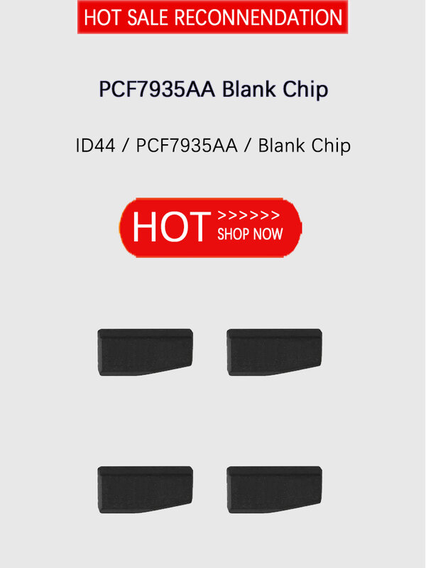 AC03001 ID44 PCF7935 Chip PCF7935 PCF7935AA Goede Kwaliteit Bijgewerkte Versie Transponder Chip (PCF7935AS Bijgewerkte Versie) ID44 Leeg