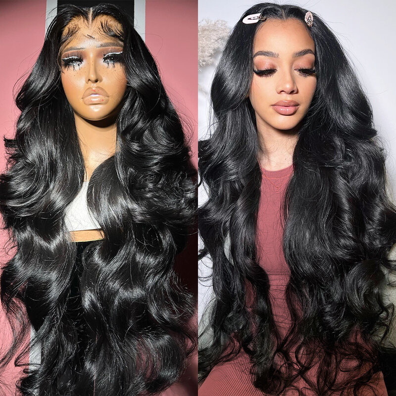 Glueless Wigs Human Hair Body Wave 13x4 Lace Front Wigs No Glue Pre Cut Pre Plucked HD Lace Frontal Wigs For Women  On sale