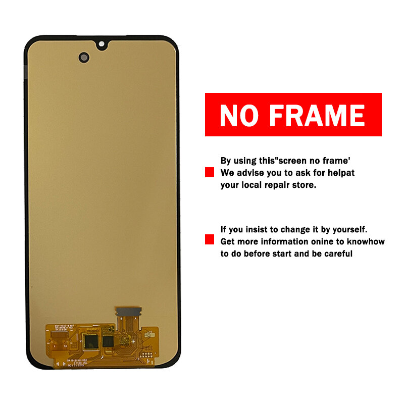 Super AMOLED A15 Display For Samsung A15 4G SM-A155F LCD Display Touch Screen Digitizer For Samsung A15 5G SM-A156B LCD Frame