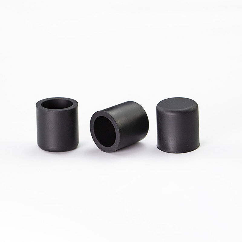 Tappi rotondi in gomma siliconica nera da 3mm-9.7mm guarnizione di protezione tappi di copertura dell'estremità della guarnizione antipolvere per mobili con bullone per tubi