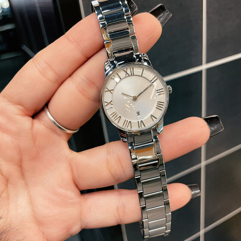 Женские кварцевые часы с ремешком на руку, размеры 28 мм