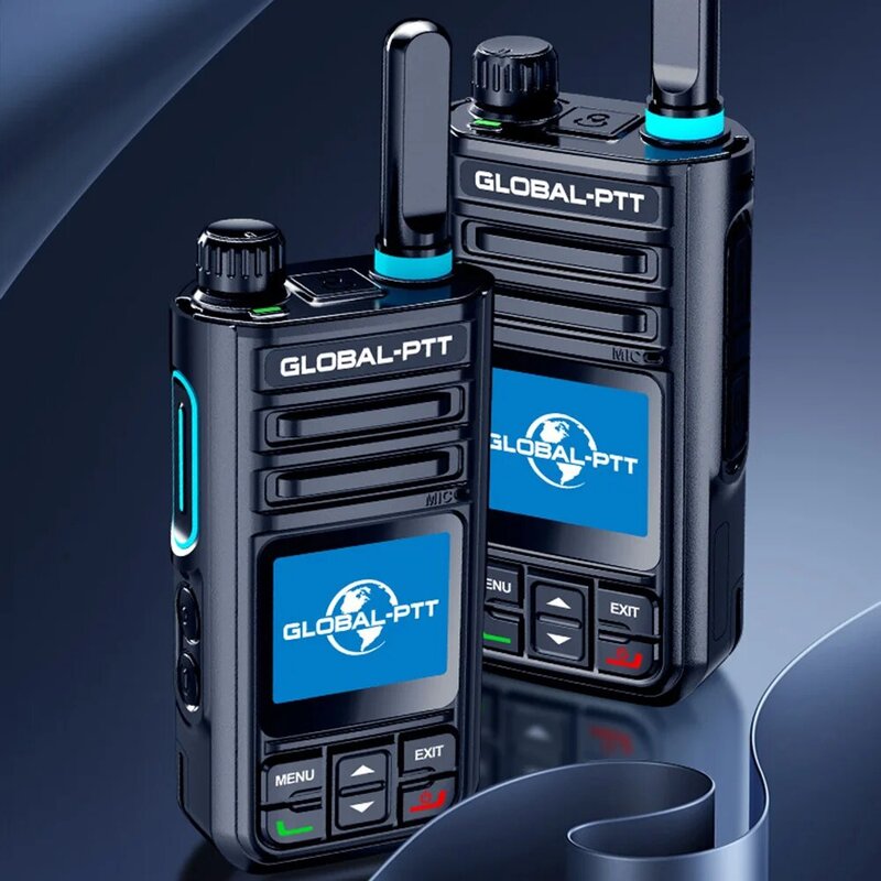 GLOBAL-PTT G9 POC 양방향 라디오 미니 전문 워키토키, 장거리 휴대용 통신, 5000km, 연간 SIM, 2 개