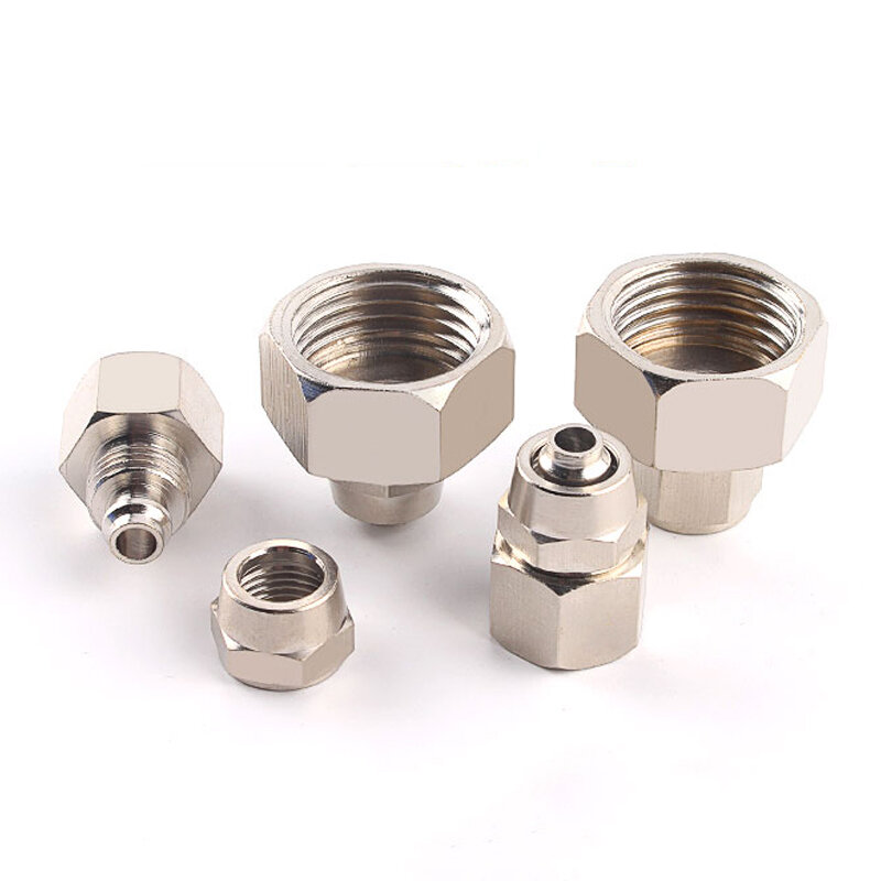 OD 4/6/8/10/12mm Hose Tube 1/8''/ 1/4'' 3/8'' 1/2''BSP Female Thread Pneumatic Fast Twist Fittings Quick Joint Coupler Connector