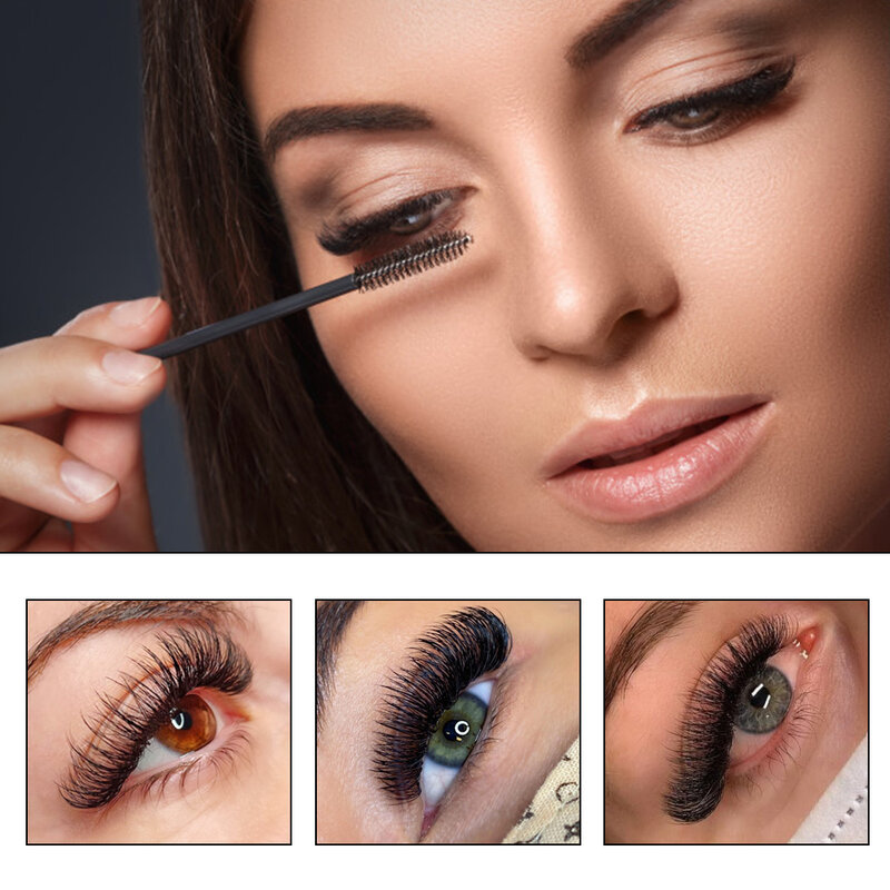 Quewel Eyelash Extension 12 Lines/Tray Silk Cilios Soft Professionals Individual Eye Lash Extensions C/CC/D Curl  False Lashes