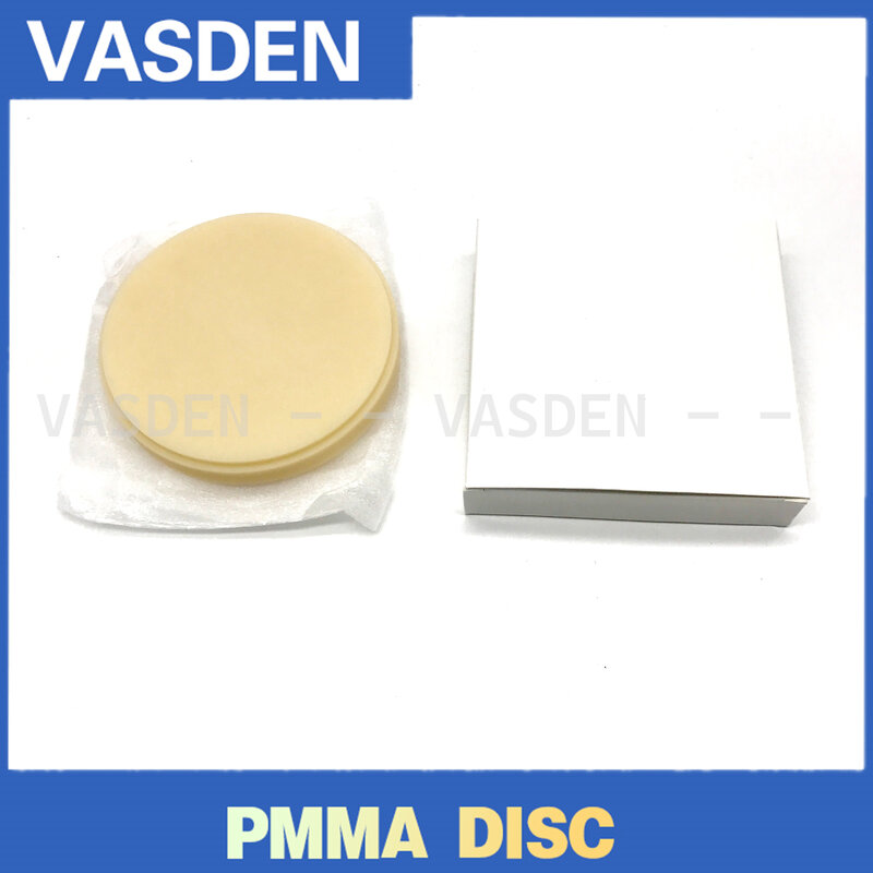 Disco de PMMA Monolayer para dentadura, bloque de resina para laboratorio Dental, 98mm, A3, Color blanco