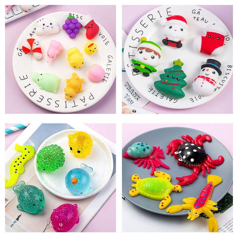 Big Size Transparant Squishy Speelgoed Voor Kids Mochi Squishies Kawaii Dieren Stress Reliever Squeeze Speelgoed Voor Kind Verjaardag Geschenken