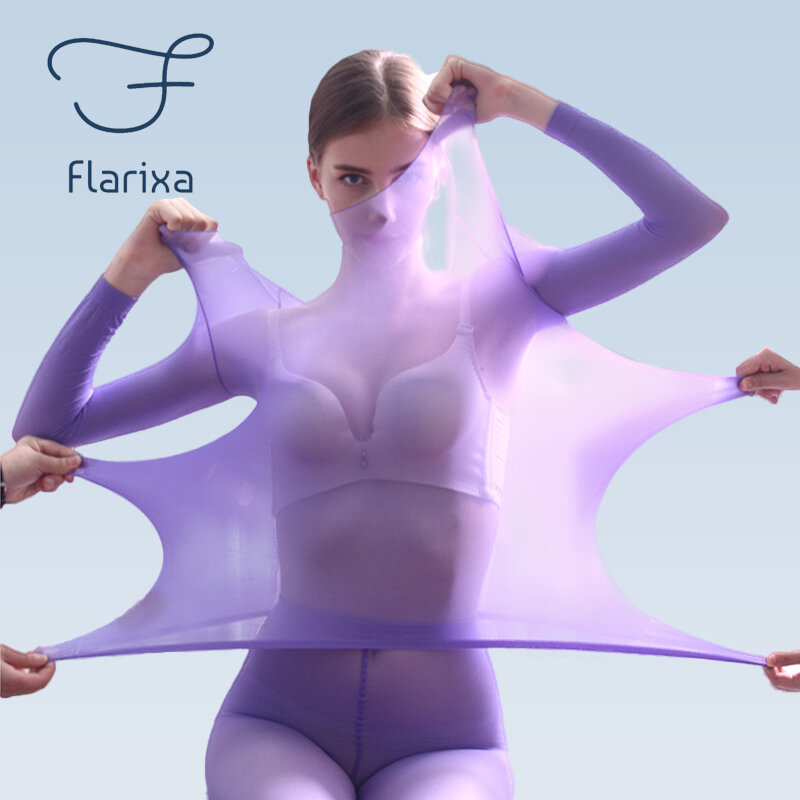 Flarixa ผู้หญิงชุดลองจอนชุด37 ° คงที่อุณหภูมิ Thermo ชุดชั้นในความยืดหยุ่นอบอุ่น Long Johns ชุดสูท2ชิ้น
