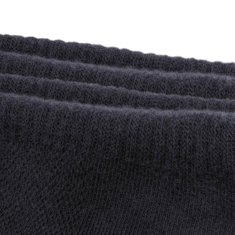 Yuedge-جوارب خفيفة ورقيقة منخفضة القطع للرجال ، جوارب قصيرة قطنية قابلة للتنفس ، لون أسود ، مقاس 37-46