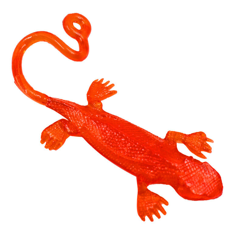 Multi-Color Stretchy Sticky Toys para crianças, lagarto, brinquedos de mão animais, gadgets de escalada complicados, presentes engraçados, 5 pcs, 10pcs