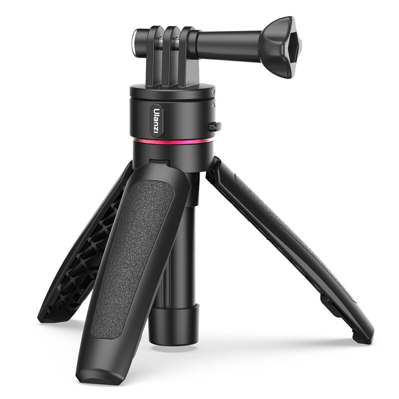 Ulanzi แบบพกพาขนาดเล็กขาตั้งกล้อง GoPro Vlog ขยายได้ MT-09สำหรับ GoPro HERO 12 11 10 9 8 7 6 Black Session Osmo Action X3 Insta360