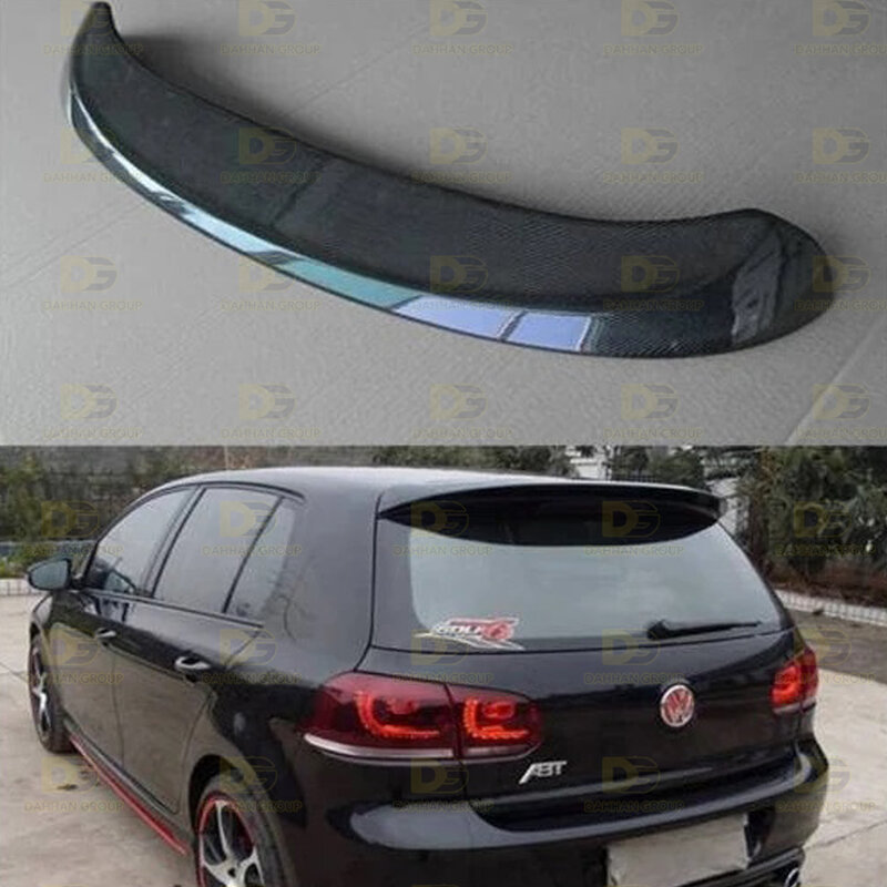 V.W Golf MK6 2008 - 2012 ABT Style Rear Spoiler Wing Raw or Painted Surface High Quality ABS Plastic Golf R Line GTI Kit
