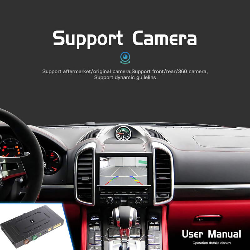 Không Dây Apple Carplay Mô Đun Cho Porsche Panamera Cayenne Mạc Nam 911 Bosxter 957 997 2010-2016 PCM3.1 Android Tự Động Mirroring hộp