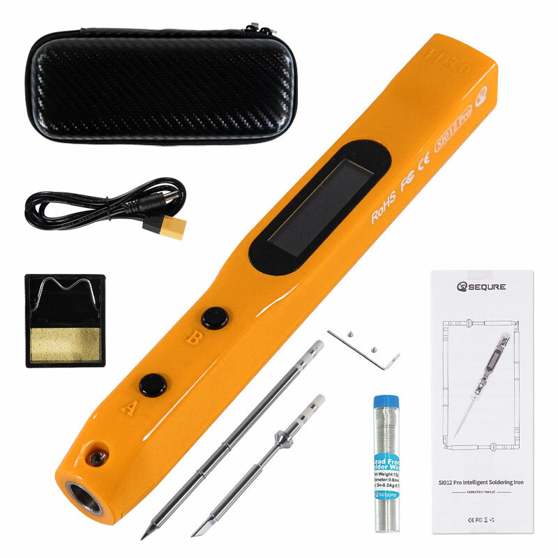 SEQURE SI012 Pro Color Version Portable Welder Professional Electrician Tools Supports for T12|TS Soldering IronTips