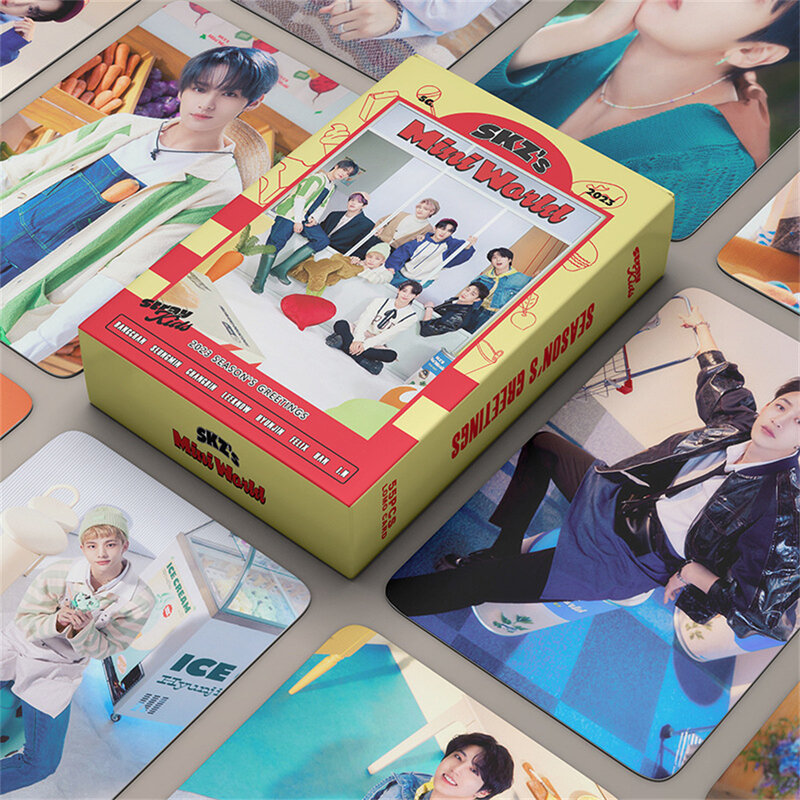 55pcs/set Kpop StrayKids Postcards Albums THE SOUND 1st Japan Felix BangChan Felix Albums Cards Fans Gift Collectible