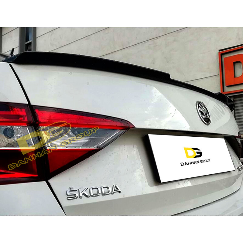 Skoda SuperB MK3 2015 - up M4 F80 vRS Style Rear Boot Trunk Spoiler Wing Raw or Painted Surface High Quality ABS Plastic