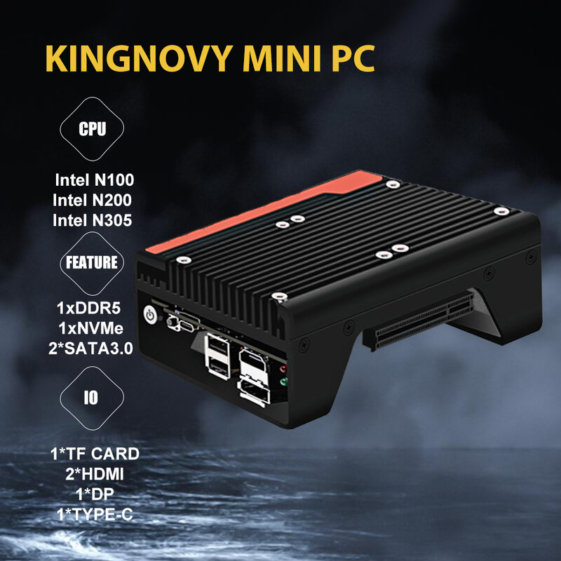 Mini PC avec dessin multifonction, impression 3D, routeur souple, 12e Isabel Intel i3 N305 N100, quatre écrans, 2x HDMI, DP, Type-C, magie, bricolage, 2024