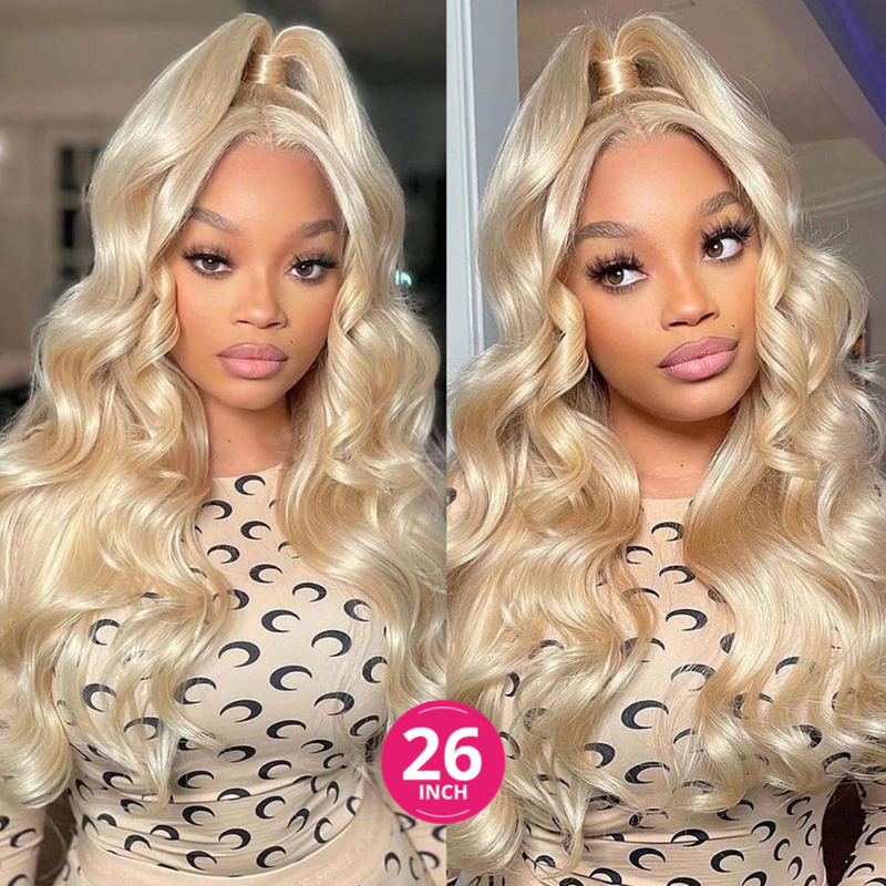 HC Official Store Hair Wig Official Store 613 Hd Lace Frontal Wig 13x6 Lace Wig Human Hair Pre Plucked Glueless Wig Human Hair