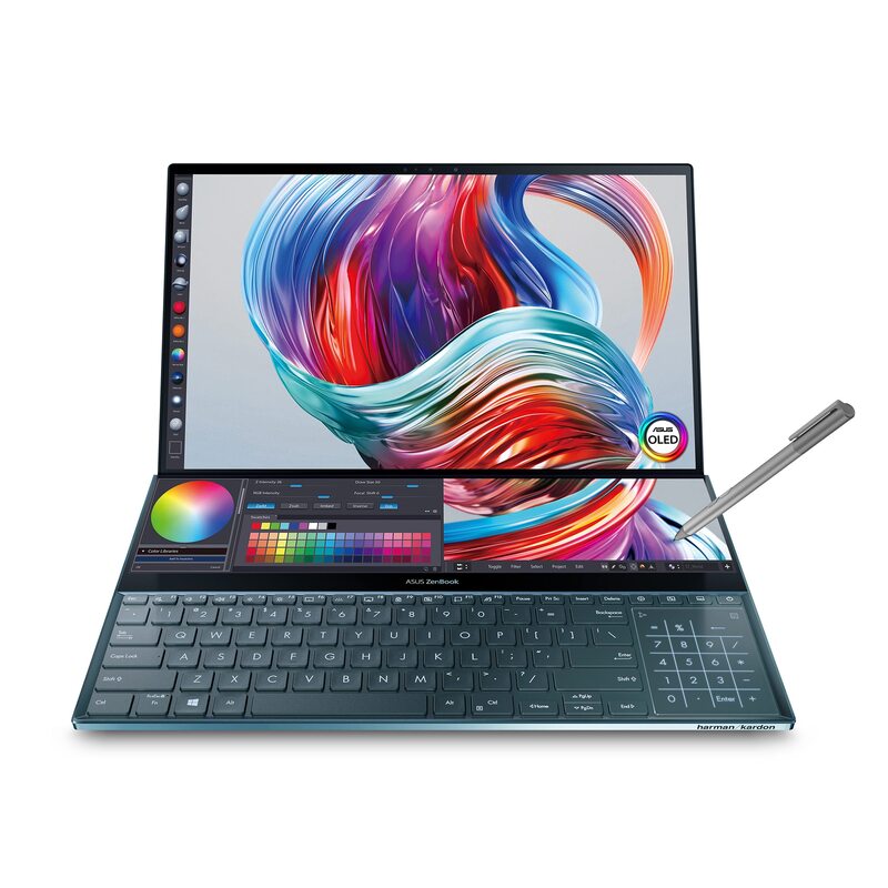 Big Discounts Sales A-ASUS ZenBook Pro Duo UX581 Laptop 15.6 4K UHD NanoEdge Touch Display Intel Core i9-10980HK 64GB RAM 1TB SS