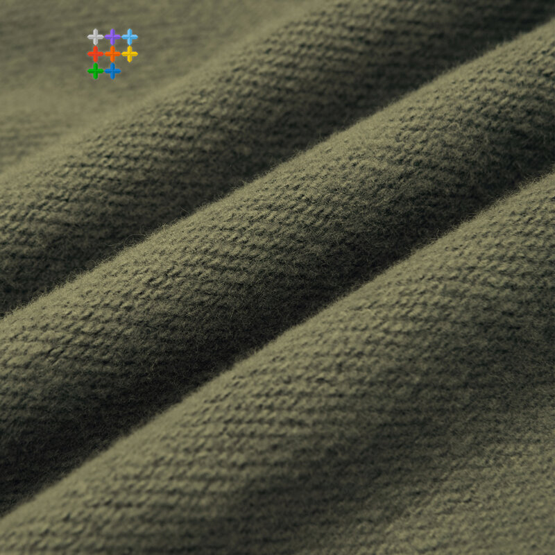 Толстовки унисекс с круглым вырезом; Хлопковые однотонные плотные пуловеры большого размера