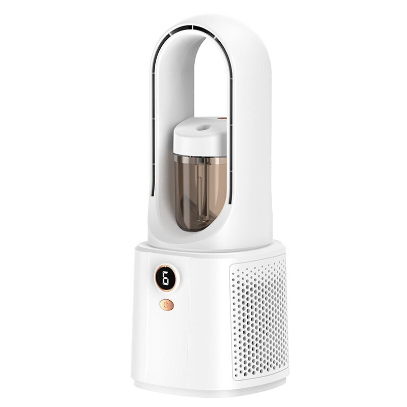 Blateless Ar Condicionado Spray, Home pequeno ventilador, Refrigeração Desktop Office, USB Ventilador de circulação de ar, Novo
