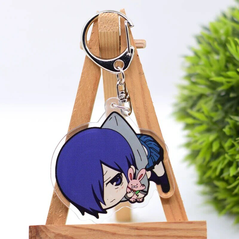 Tokyo Anime Keychain Arcylic Cartoon Figures Keyrings Kids Gift Key Chain Accessories