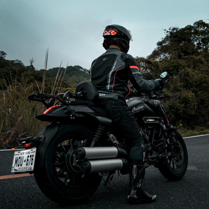 MTSEEEN-Motocicleta Capacete Luz de Freio, LED, Super Brilho, Luz de Segurança, Brake Sensor Interior, Real Impermeável