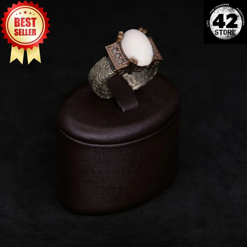 Handmade Meerschaum Unisex Ring from Eskişehir, Türkiye