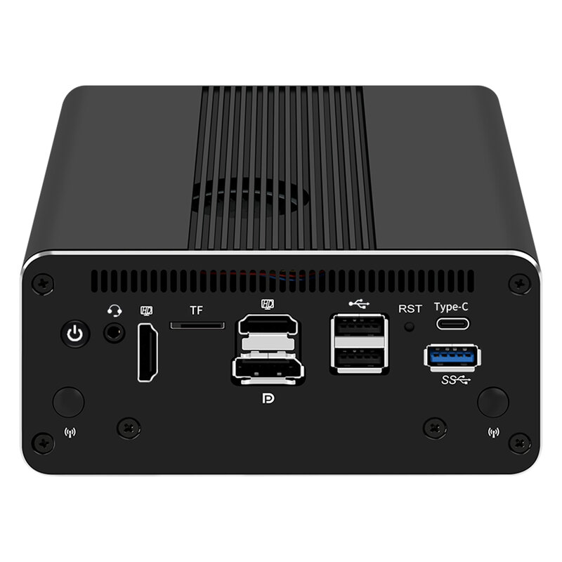 คอมพิวเตอร์ขนาดเล็กไฟร์วอลล์รุ่น13th 2023 X8 2*10G SFP 4X Intel i226-V U300E 8505 i5-1240P 2 * DDR5 NVMe 2 * SATA Soft Router serwer proxmo