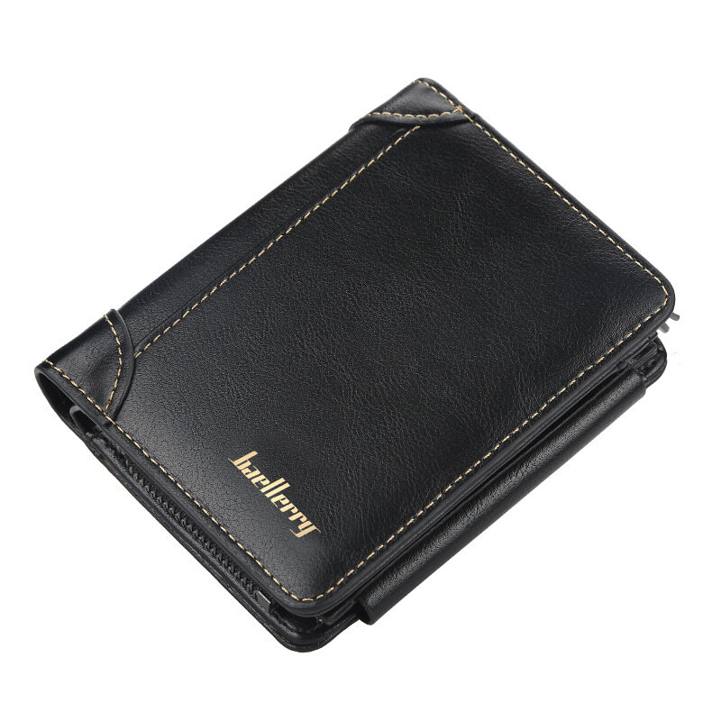 Neue Leder Männer Brieftaschen Hohe Qualität Zipper Short Desigh Karte Halter Männlichen Geldbörse Vintage Münze Halter Männer Brieftaschen