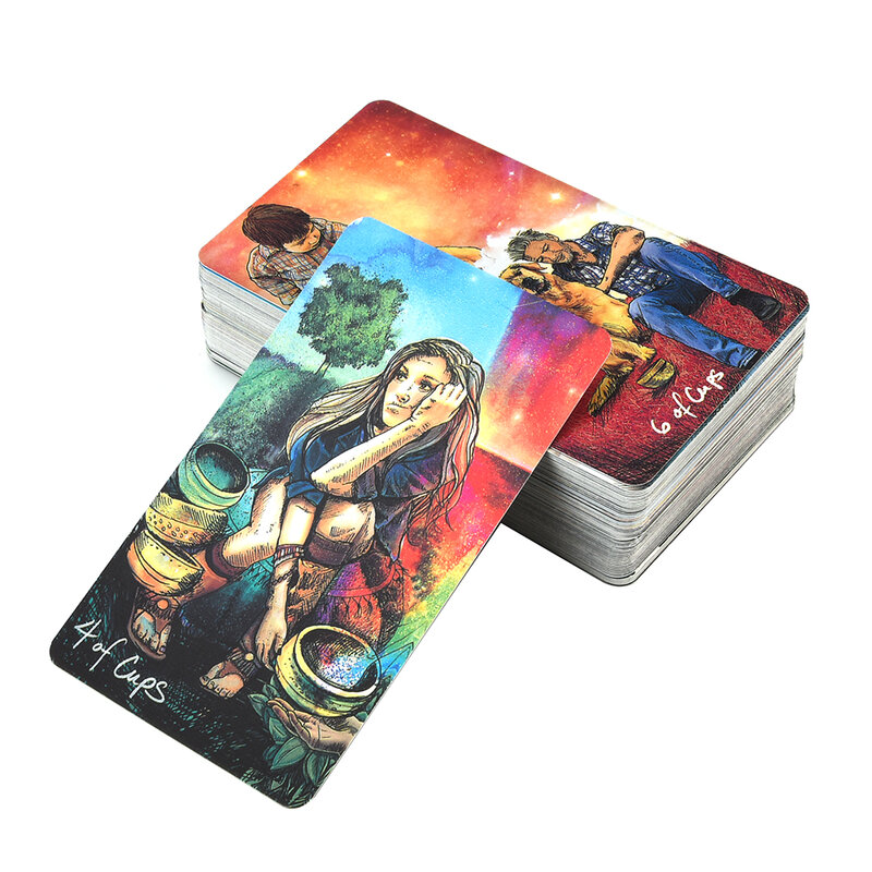 Tarot cartes lumière Oracle cartes anglais famille Seer's Deck jeux de société guidage Divination destin carte à jouer