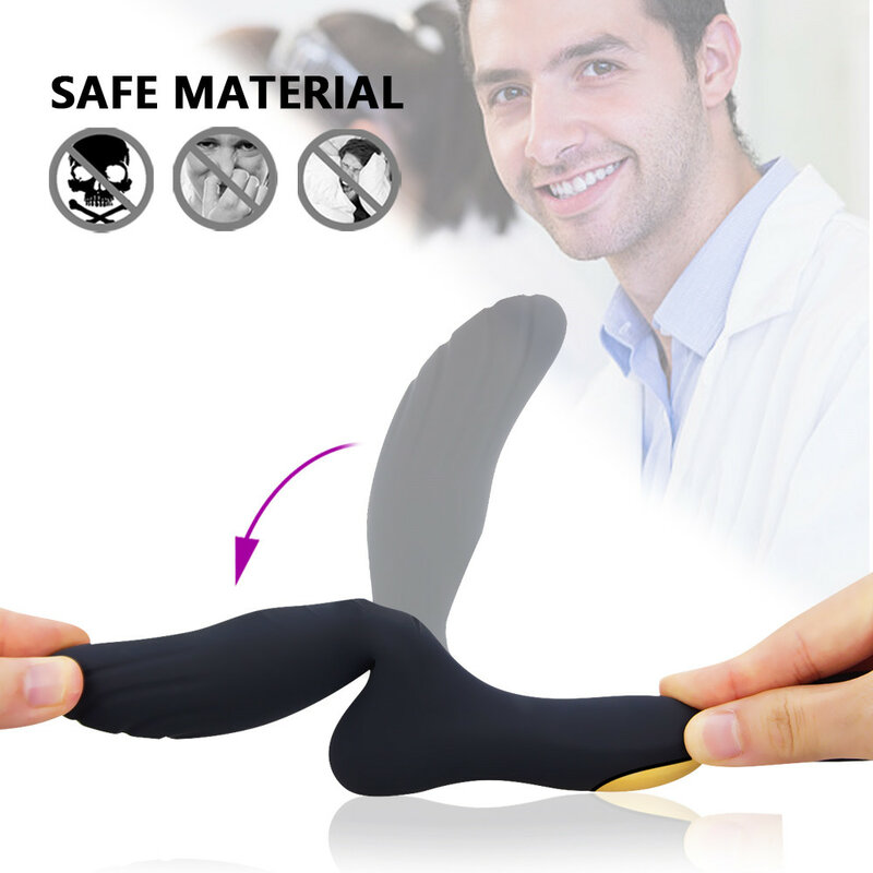 Estimulador de próstata controle sem fio para homens vibrador anal, brinquedos sexuais, anel de ejaculação tardia, loja para adultos