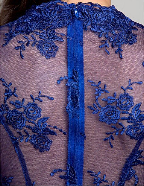 new lace chiffon Women Prom Dresses Simple High Split Formal Evening Gowns navy blue custom made Vestidos Long robe de soiree