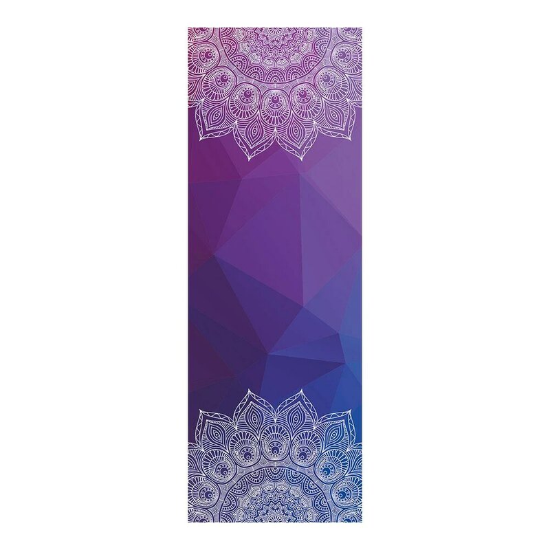 183*63cm Yoga Mat Cover asciugamano antiscivolo stampa assorbente del sudore Yoga Mat asciugamano palestra all'aperto Pilates allenamento meditazione coperta